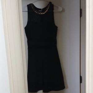 Rue21 Black Sheath Mini Dress Halter Sleeveless